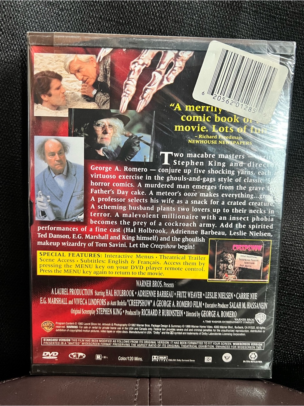 Creepshow DVD New Sealed Stephen King George Romero Horror Movie Classic - Picture 2 of 3